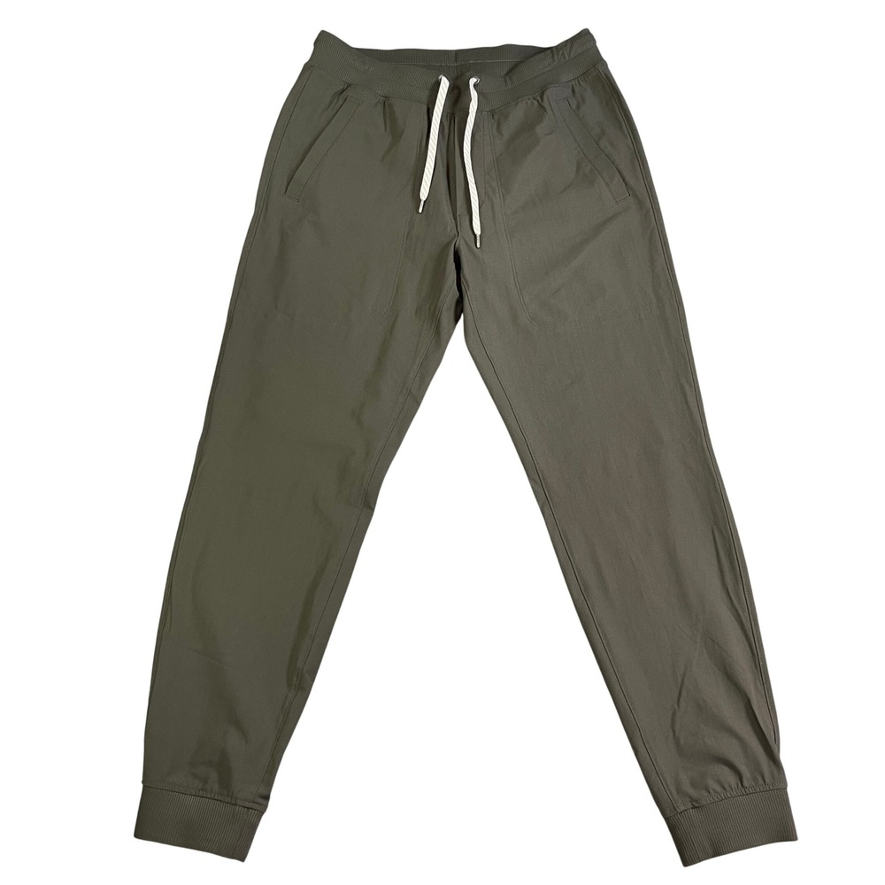Vuori Meta Jogger Performance Knit Pant Men Medium Oregano Green Activewear V436